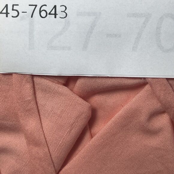 WAYF Mini Dress Womens Size Medium Peach Ruffle Neck Tiered Button Tie MSRP $158 - Picture 15 of 15